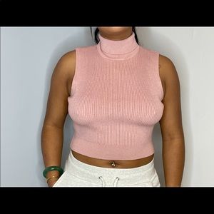 Turtle neck crop top